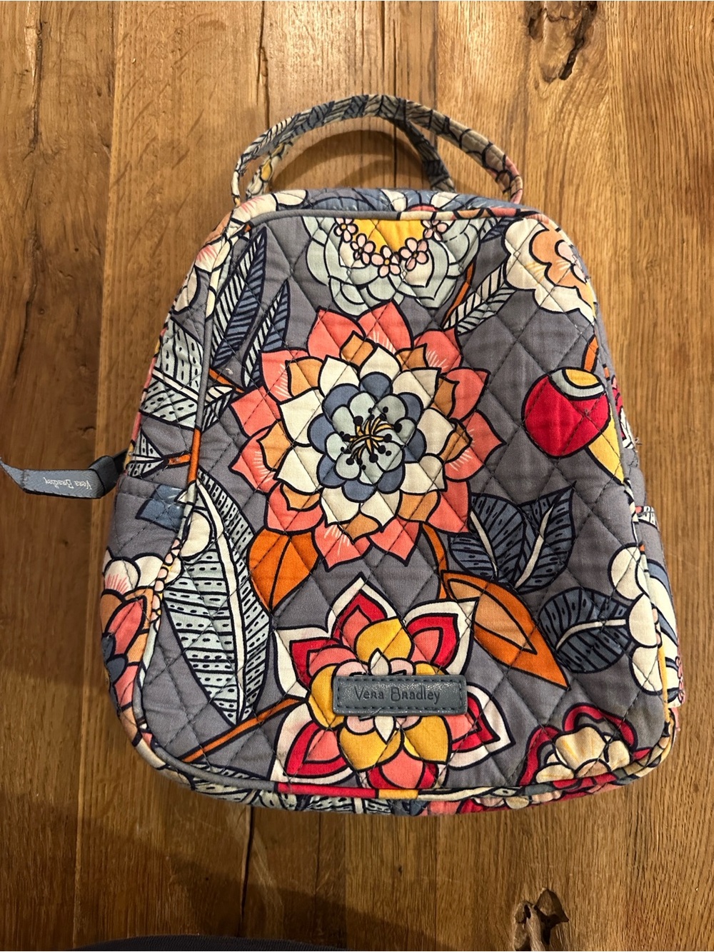 Vera Bradley Lunch Bunch insulated lunch bag Tropical Evening print
